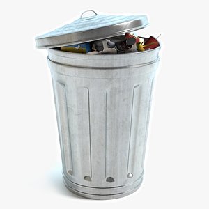 garbage trash 3d 3ds