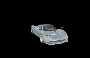 Pagani Huyara Codalunga 3D model