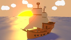 3D ship model
