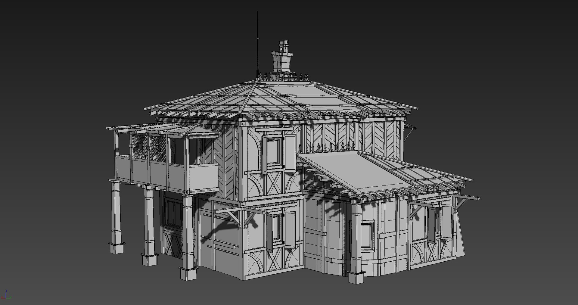 Medieval House Fantasy 16 3D - TurboSquid 1252569