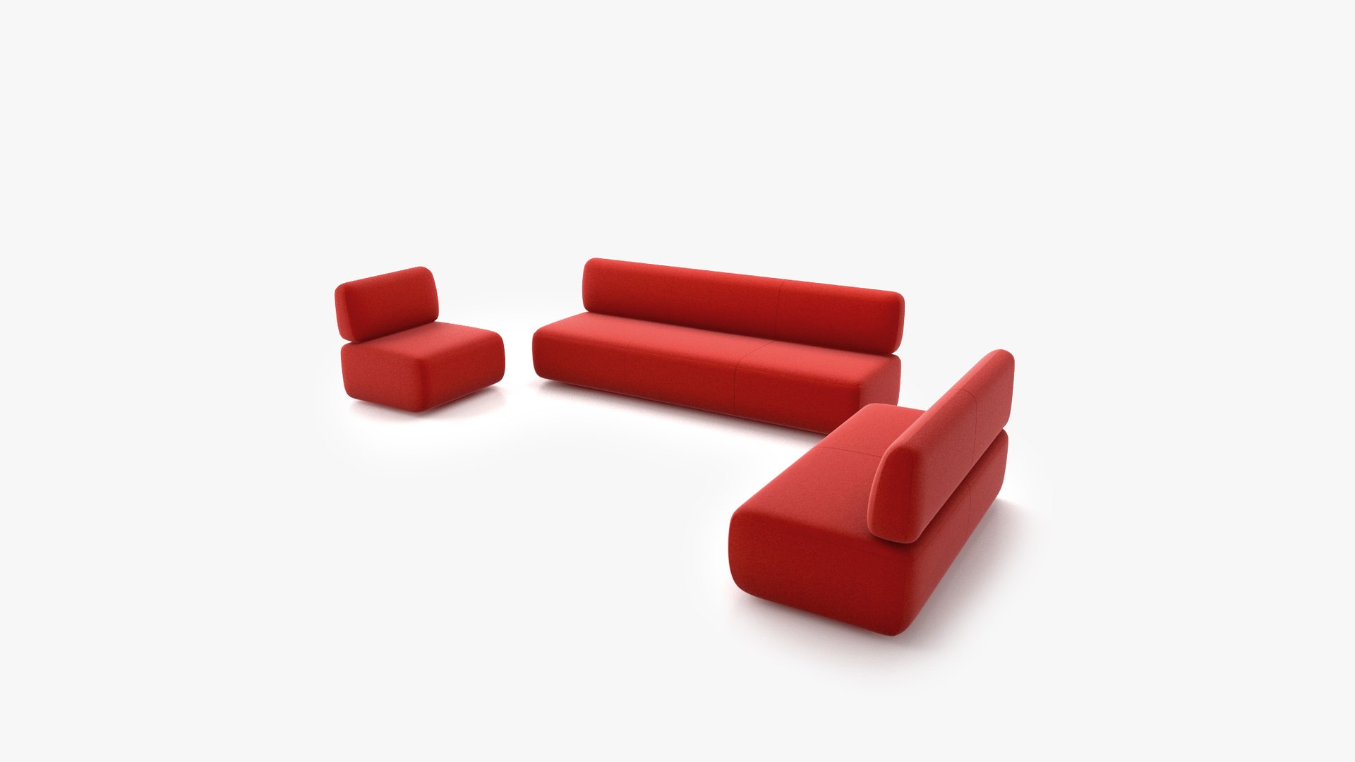 Bernhardt Design CODE Sofa Without Wall 3D - TurboSquid 2058376