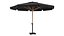 Detailed Patio Umbrella Black