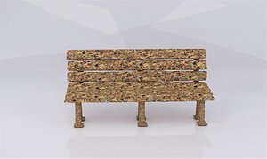granola bench 3D model