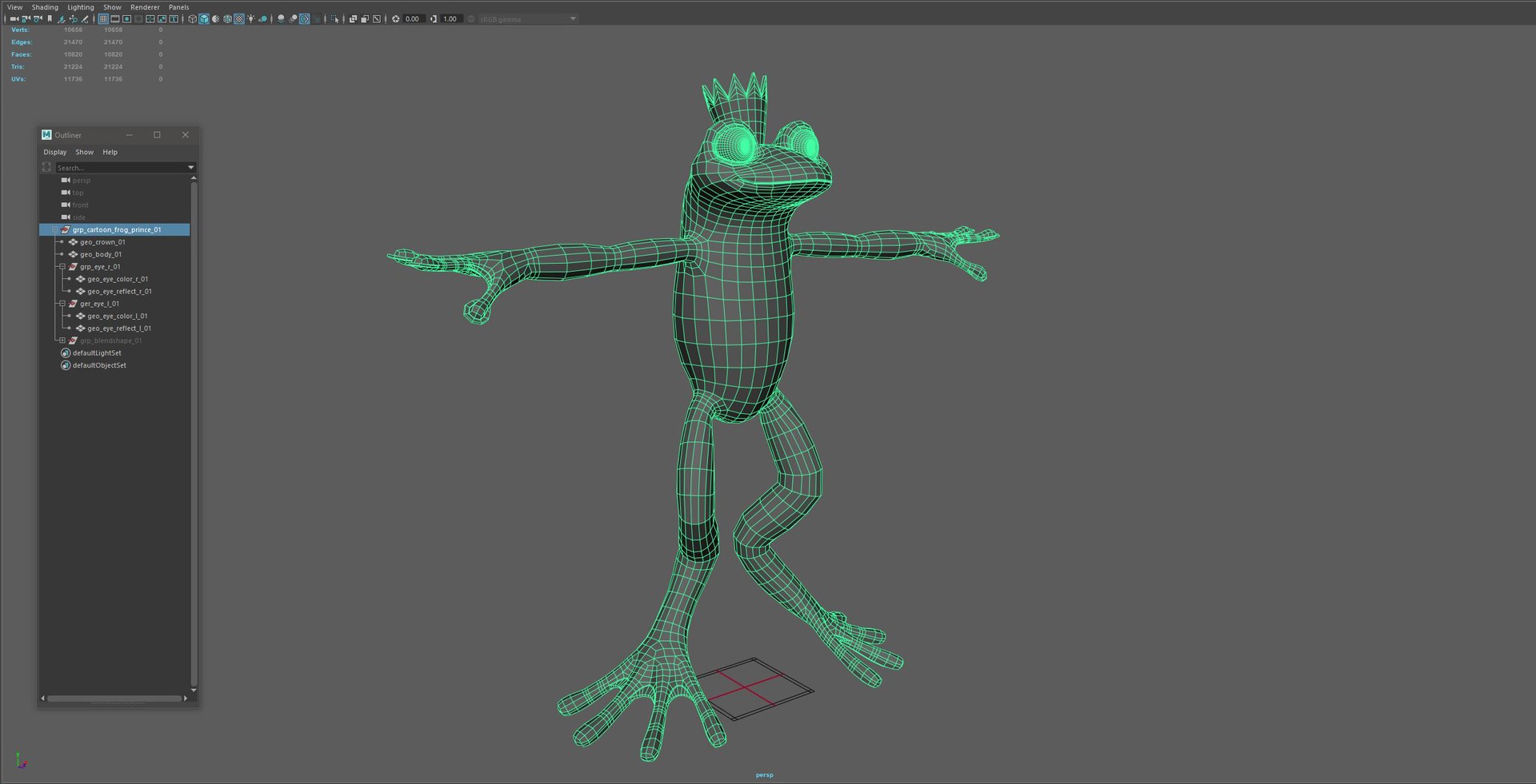 3D Frog Prince Rigging Animation - TurboSquid 1616208