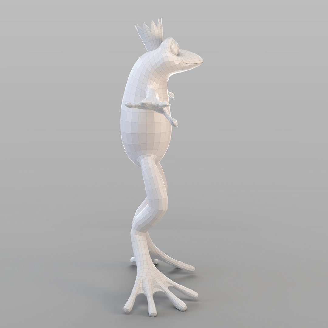 3D Frog Prince Rigging Animation - TurboSquid 1616208