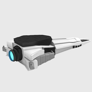 3D Space Ship v2 model