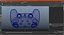 Blue Google Stadia Controller
