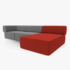 seater chaise lounge 3ds