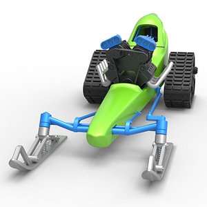 Diecast Front engine old school snow dragster Version 2 Scale 1 to 25 model
