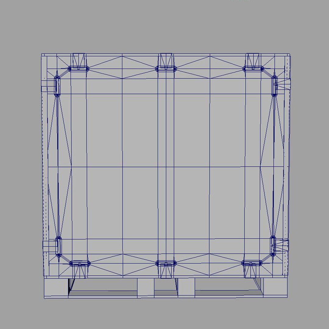 3d Model Of Crate Shiping Ship