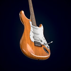3D Electric guitar Homage HEG-320
