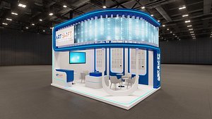 Exhibition booth stand 14 x 8m