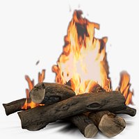 Animated Camp Fire