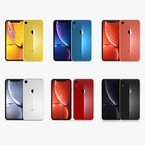 3D colors iphone black coral