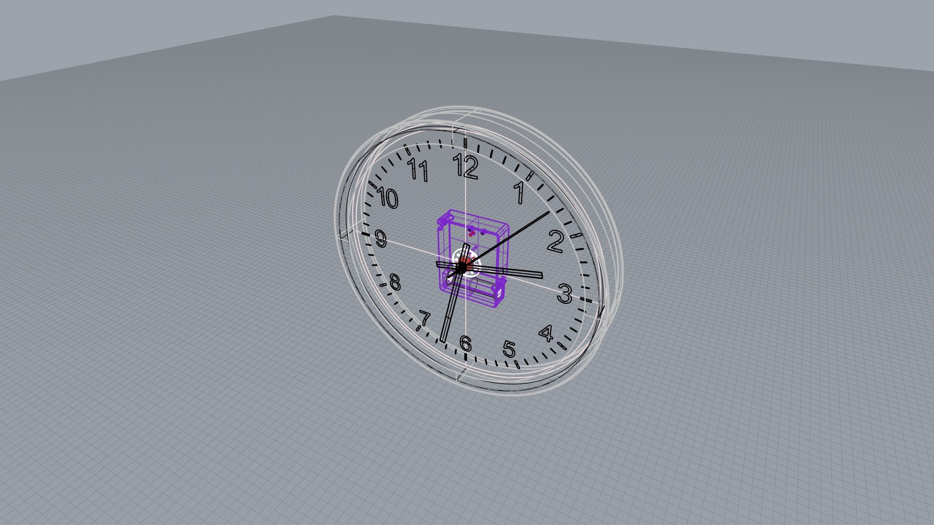 Wall Clock 3D Model - TurboSquid 1809549