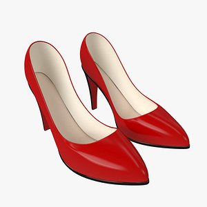 Shoe High Heels Classic Red