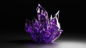 Purple Crystal 3D model