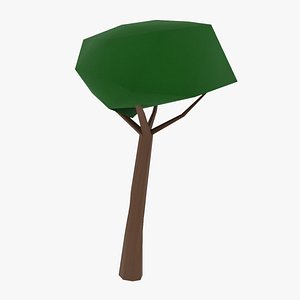 3D Low-poly Tree-1