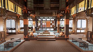 Chinese Palace Interior-A2 3D