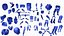 60 Robot Parts Kit - Build Your Own Sci-Fi Bot