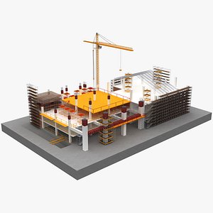 Under Construction City Building