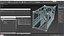 Modular Steel Stair Frame Gray