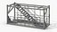 Modular Steel Stair Frame Gray