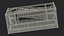 Modular Steel Stair Frame Gray
