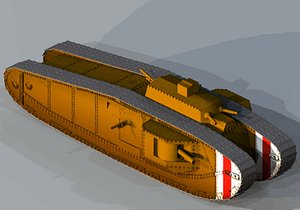 tank ww1 3d 3ds
