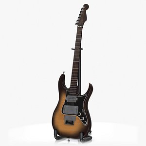 Electric Guitar with Stand V1