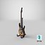 Electric Guitar with Stand V1