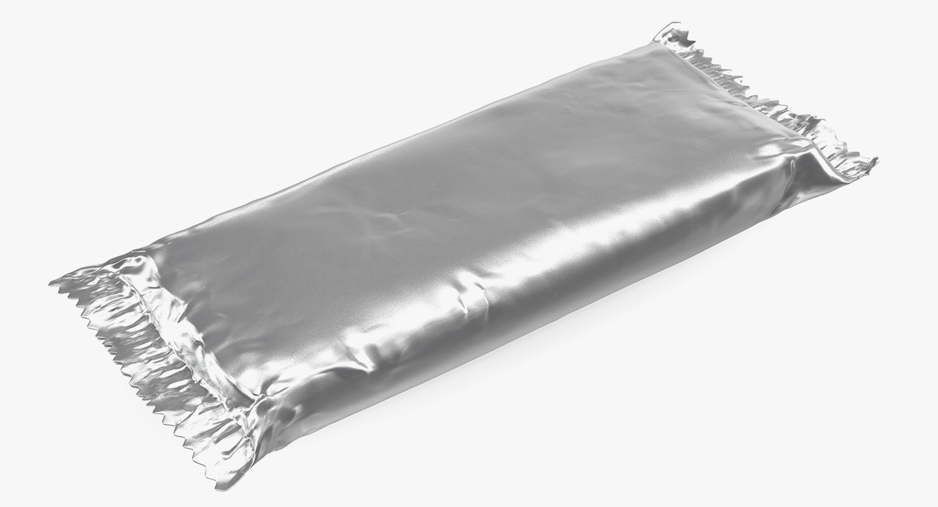 Big Foil Chocolate Bar 3D Model preview