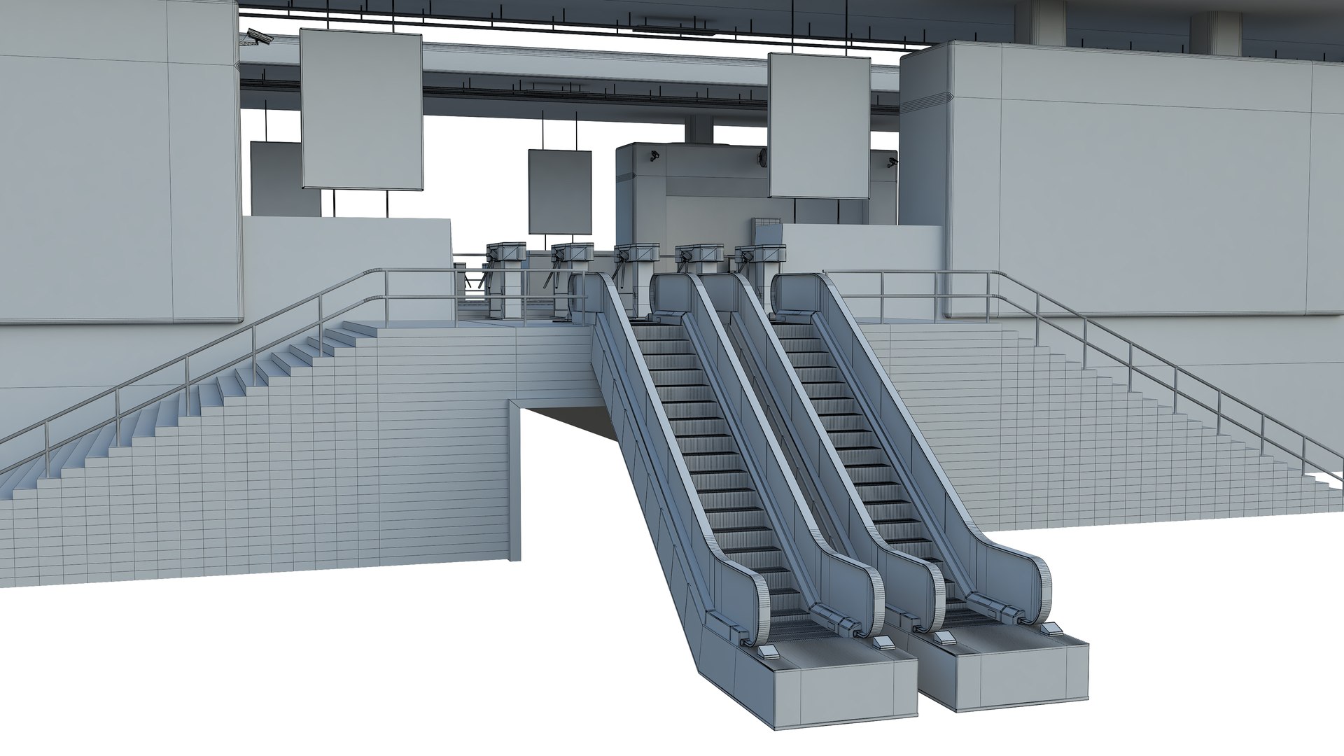 Train Station 2 3D Model - TurboSquid 2233906