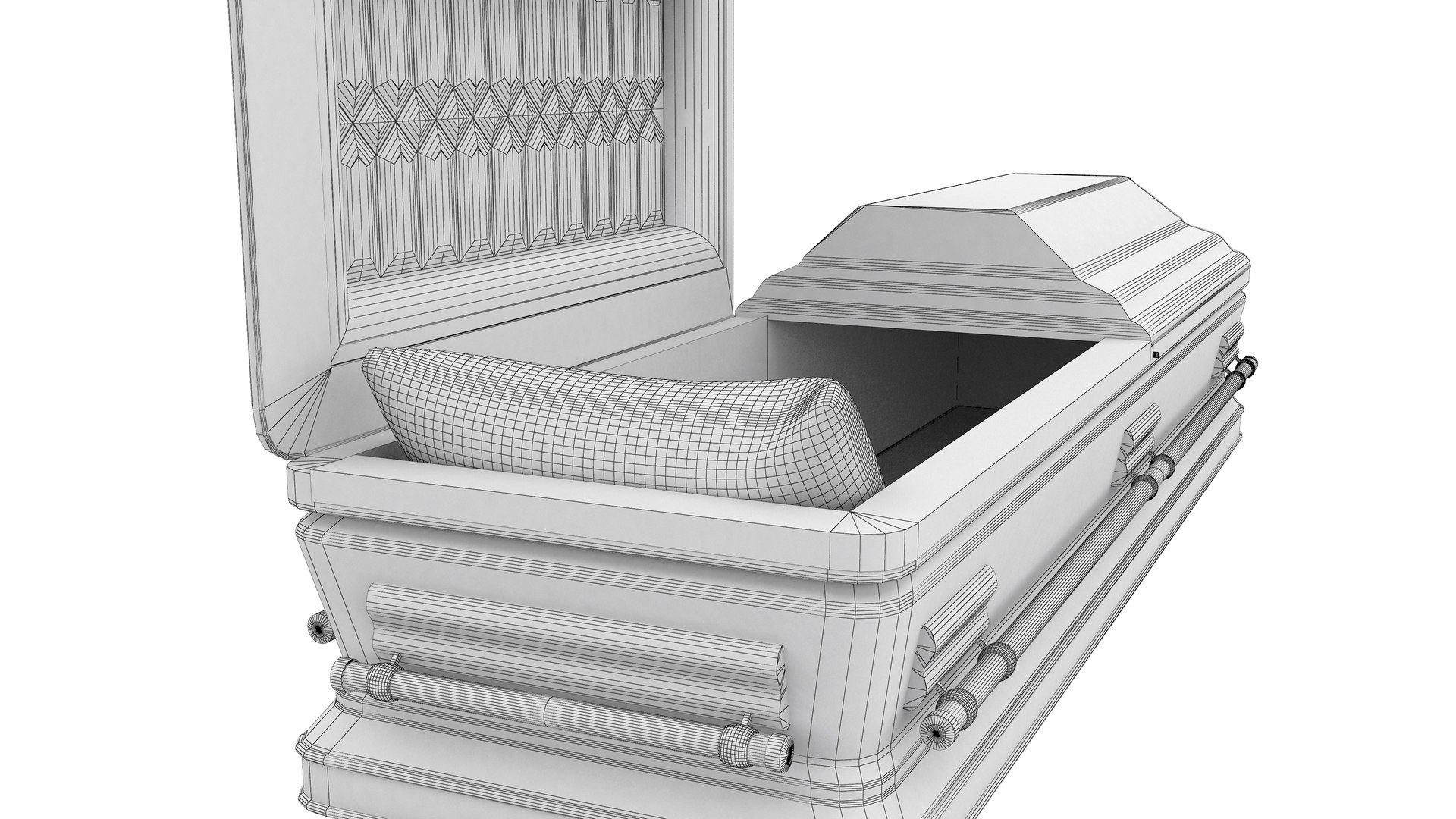 Casket Coffin 3d Model - Turbosquid 1566151