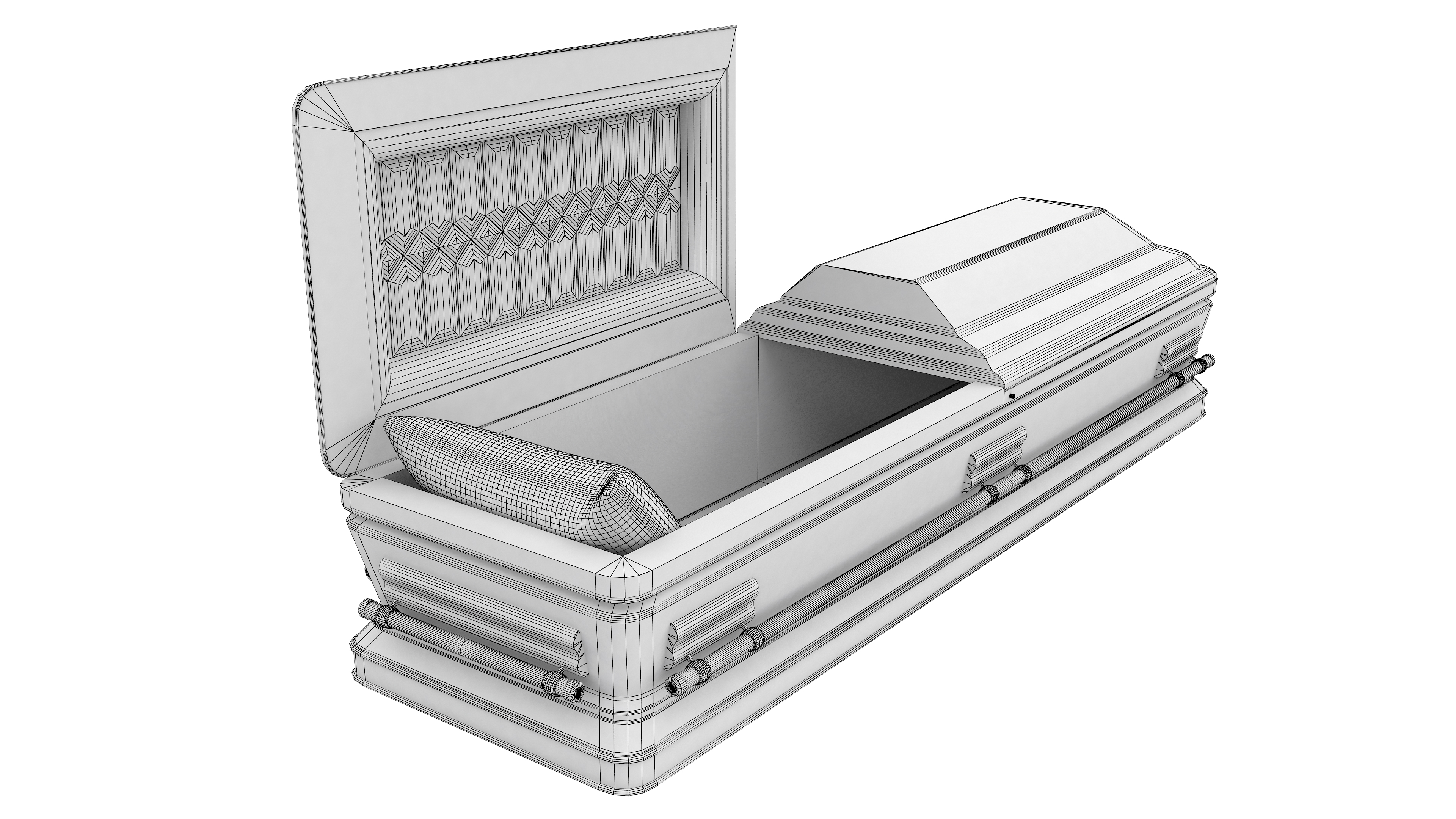 Casket coffin 3D model - TurboSquid 1566151