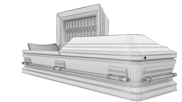 Casket coffin 3D model - TurboSquid 1566151