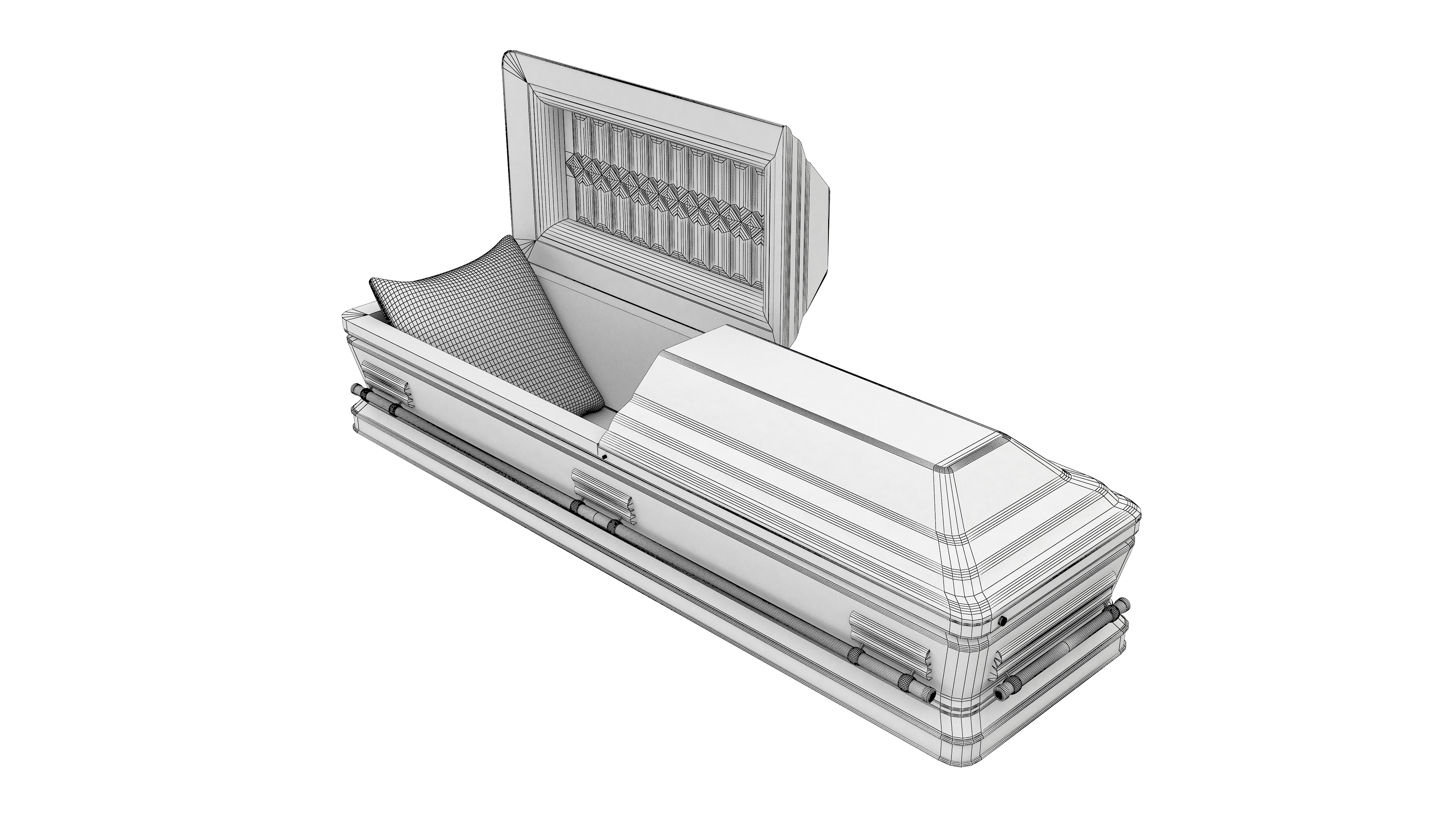 Casket coffin 3D model - TurboSquid 1566151