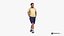 3D People Walking Sports People Vol 01
