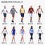 3D People Walking Sports People Vol 01