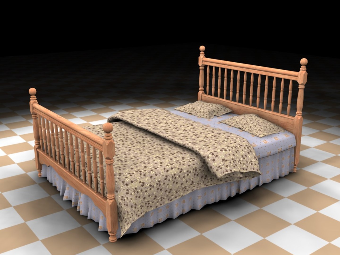 3d Model Bed Furniture
