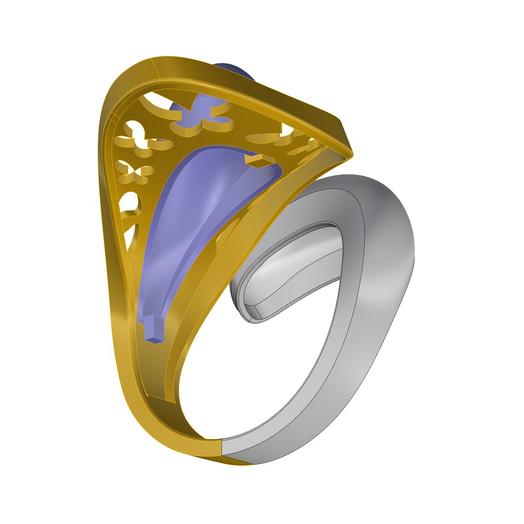 Ring Matrix Rhino 3D Model - TurboSquid 1707615