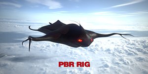 3D extraterrestrial creature