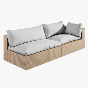 3D model Outdoor Sofa