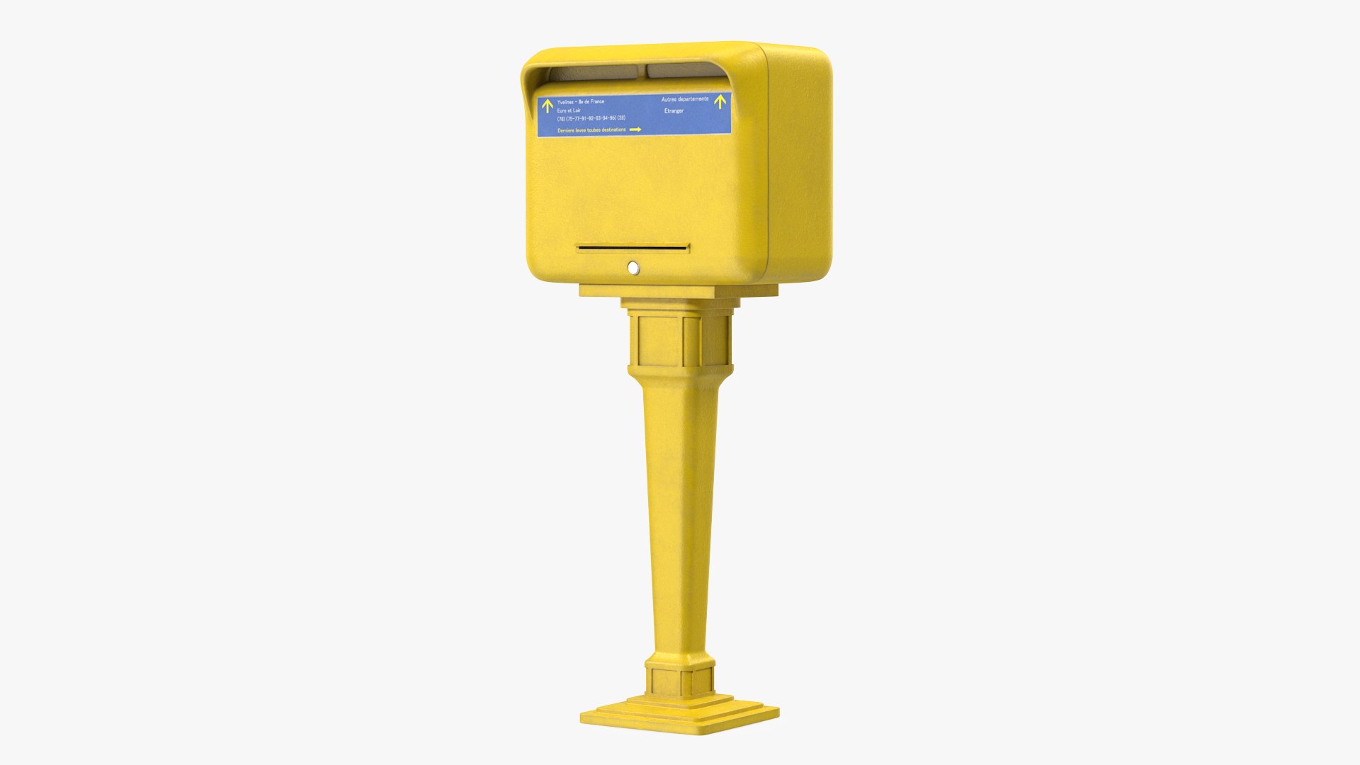 3D French Yellow Mailbox Post https://p.turbosquid.com/ts-thumb/h9/5062b8/D7/frenchyellowmailboxpost3dsmodel001/jpg/1640117566/1920x1080/fit_q87/72e102d7fe0c1badb2c5c958988d37d5eeaf4e98/frenchyellowmailboxpost3dsmodel001.jpg