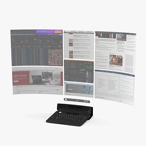 First Augmented Reality Laptop Spacetop