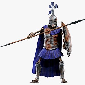 SKELETON SPARTAN ROYAL 3D model