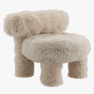 Low Chair Gropius CS1 Fluffy Edition