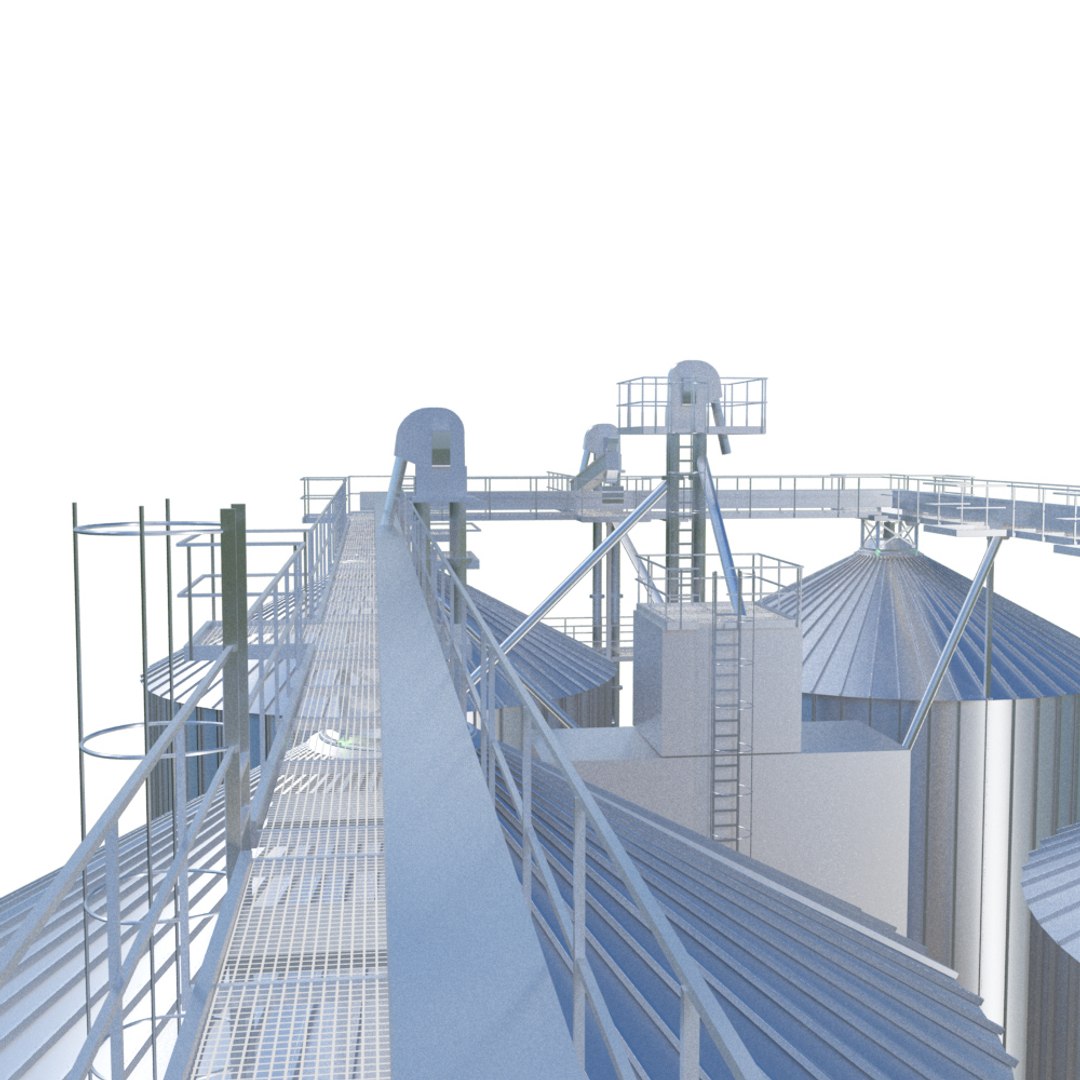 Grain Drying Plant 3ds