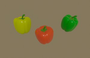 bell pepper 3D model