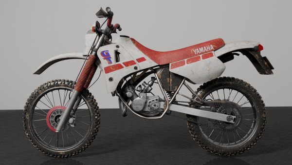modelo 3d Moto Yamaha DIRT BIKE 125 - TurboSquid 2237531